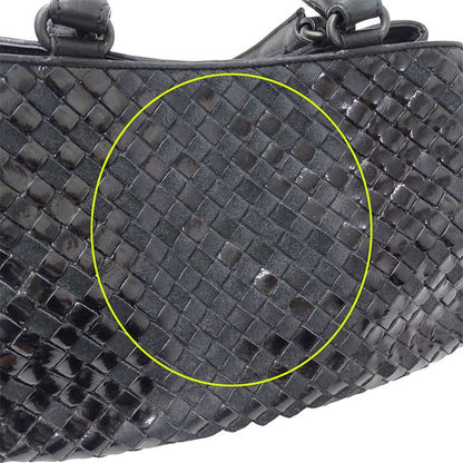 Bottega Venetaveneta Bag Women's Brand Intrecciato Handbag Leather Black 199875