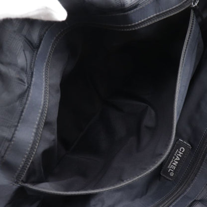 Chanel Tote MM New Travel Line Nylon Canvas Black Ladies Tote Bag