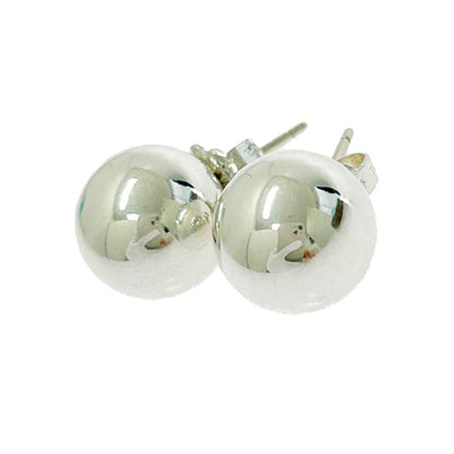 Tiffany & Co Silver Hardware Ball Earrings 4.7g 925 Engraved 501685 Earrings