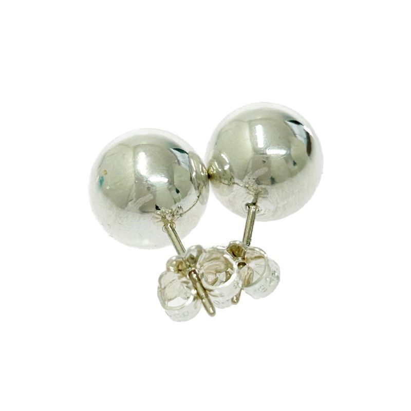Tiffany & Co Silver Hardware Ball Earrings 4.7g 925 Engraved 501685 Earrings