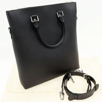 Louis Vuitton Hand Tote Shoulder Bag Taiga Noir Black Anton Tote Handbag 2WAY
