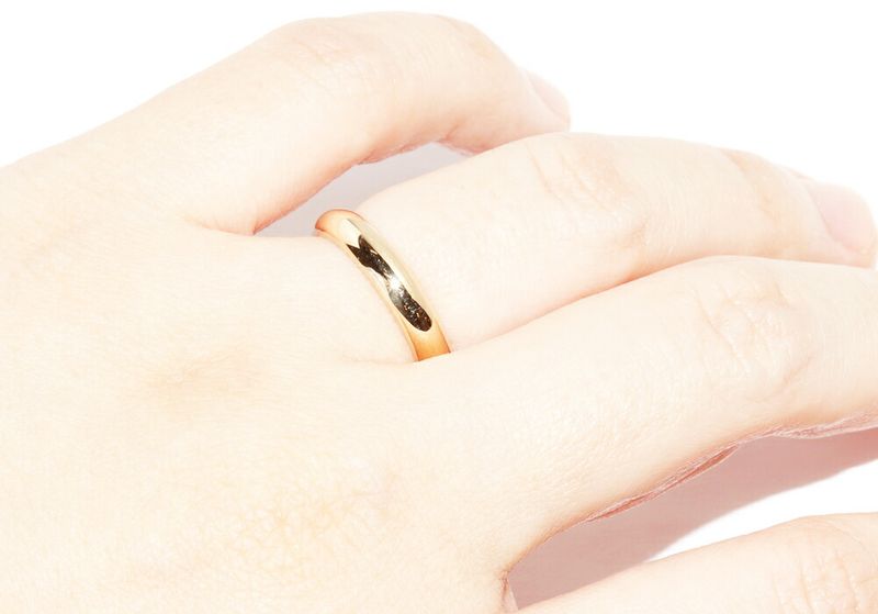 Cartier Ring 18K Yellow Gold Classic Wedding Ring 1895 Wedding Ring Width 35mm