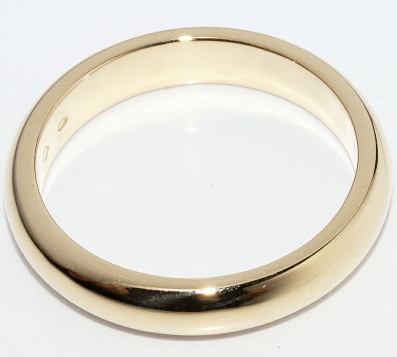 Cartier Ring 18K Yellow Gold Classic Wedding Ring 1895 Wedding Ring Width 35mm