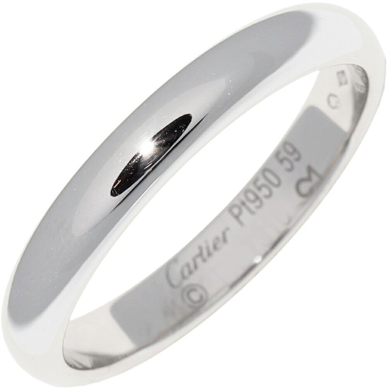 Cartier Ring Pt950 Classic Wedding Ring 1895 Wedding Ring Width 35mm (014in)