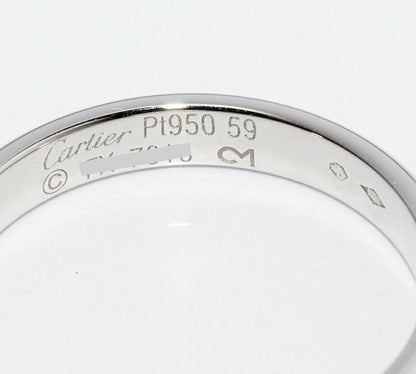 Cartier Ring Pt950 Classic Wedding Ring 1895 Wedding Ring Width 35mm (014in)