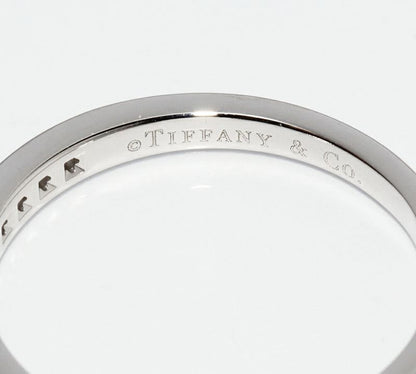 Tiffany & Co Pt950 Ring With 17 Diamonds (017ct) Half Circle Channel Setting