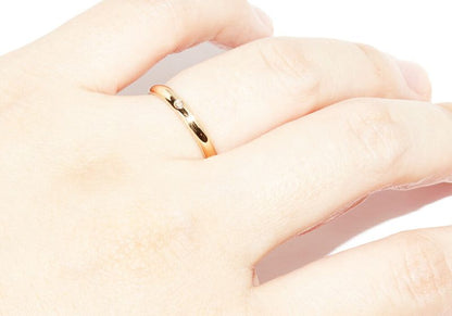 Cartier Ring 18K Yellow Gold Diamond 1P (001ct) Classic Wedding Ring 1895