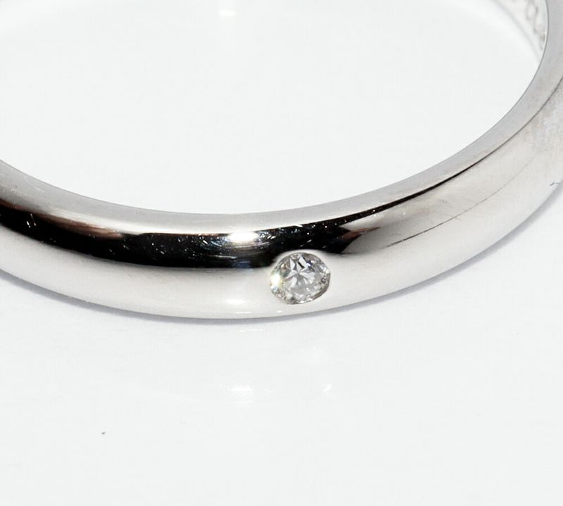 Cartier Ring Pt950 Diamond 1P Classic Wedding Ring 1895 Wedding Ring Width 26mm