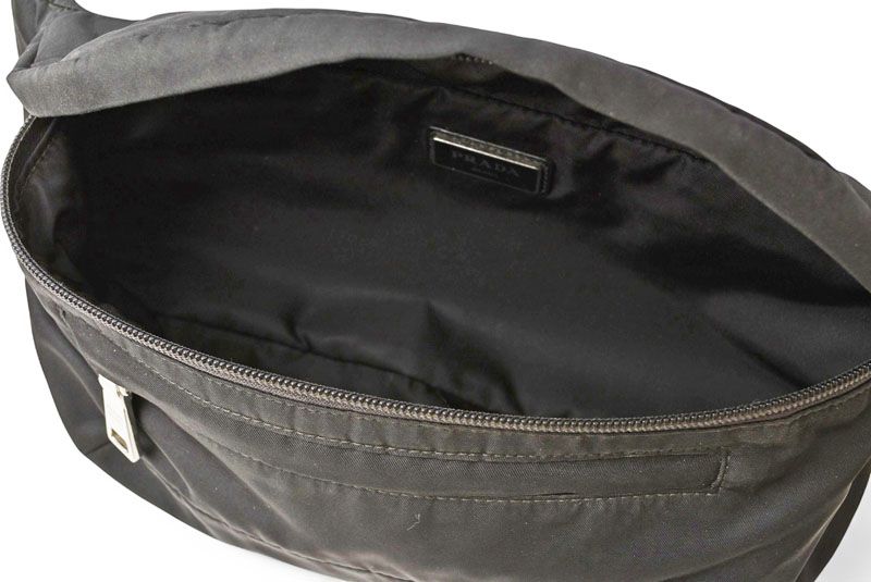 Prada Waist Bag Waist Pouch Body Bag Prada Nylon NERO Black 2vl008 Men Ladies