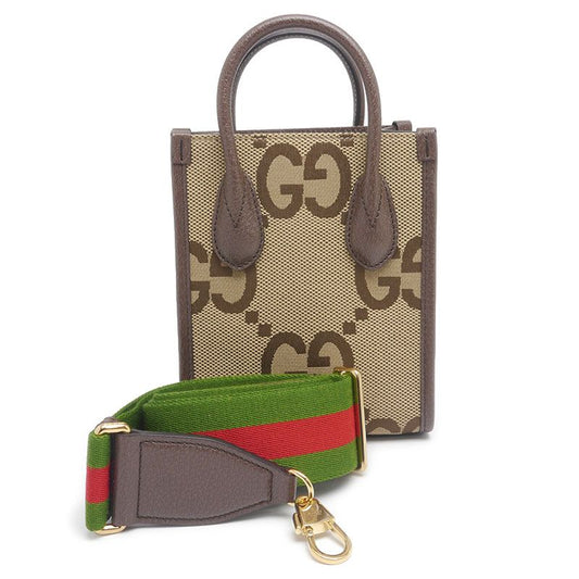 Gucci Jumbo GG Mini Tote Bag 699406 2WAY Crossbody Available