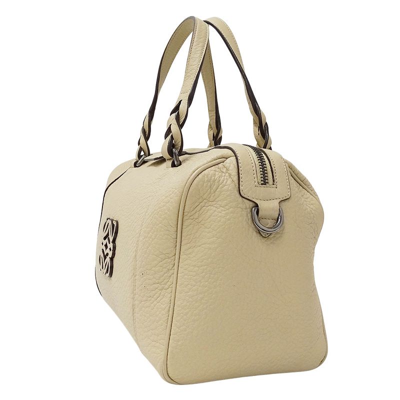 Loewe Bag Women's Brand Handbag Shoulder Bag 2way Anagram Fusta 25 Leather