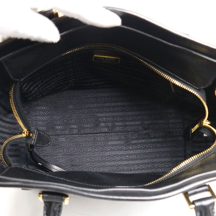 Prada 2way Shoulder Bag Black 1bg227 Ladies Preowned