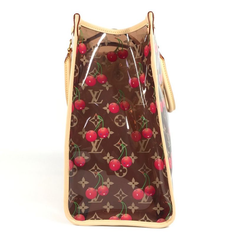 Louis Vuitton Shoulder Bag On The Go GM On The Go GM M14306 Leather /PVC Brown