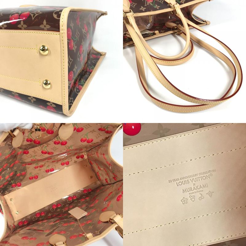 Louis Vuitton Shoulder Bag On The Go GM On The Go GM M14306 Leather /PVC Brown