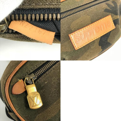 Louis Vuitton Body Bag Supreme Bum Bag PM M44202 Leather / Canvas Khaki