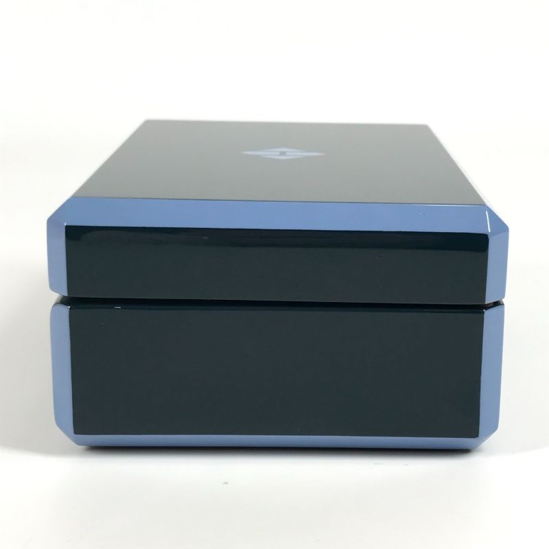 Hermes Miscellaneous Goods Faceted Poker H Tissage H401148m Lacquer Blue Grand