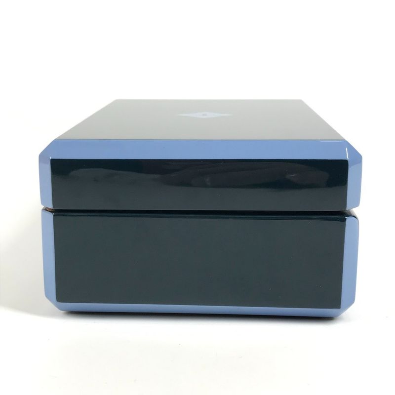 Hermes Miscellaneous Goods Faceted Poker H Tissage H401148m Lacquer Blue Grand