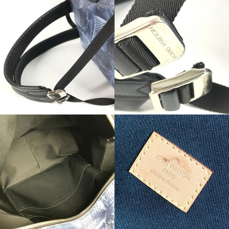 Louis Vuitton Backpack Sac Dis Cabas Lee Backpack PM N50060 Blue