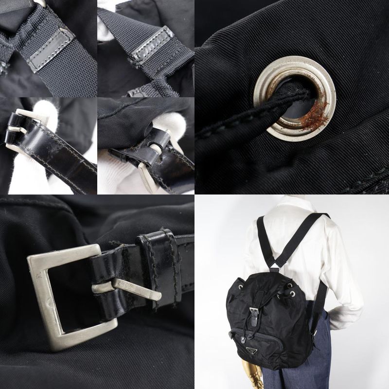 Prada Nylon Black Women's Backpack/daypack