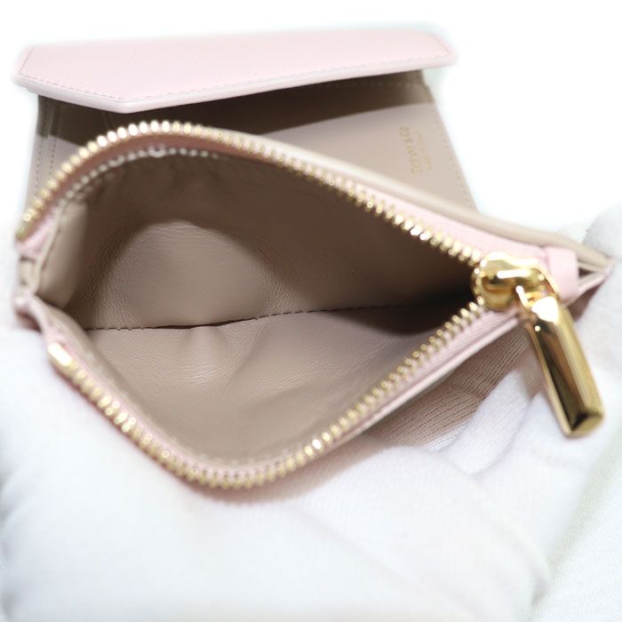 Tiffany & Co T Wallet Pink Women's Pre-owned