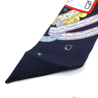 Hermes DAME DE Coeur Dame De Coeur Twillie Scarf Noir Black / Rouge / All
