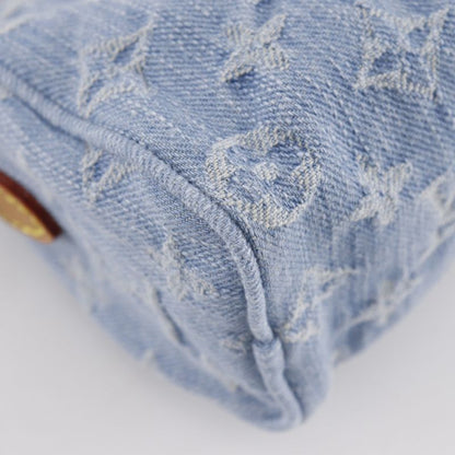 Louis Vuitton Nano Speedy 2WAY Shoulder M11212 Monogram Denim Sky Blue Ladies