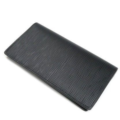 Louis Vuitton Portefeuille Brazza Long Wallet Epi Black M60622 IC Men's Used