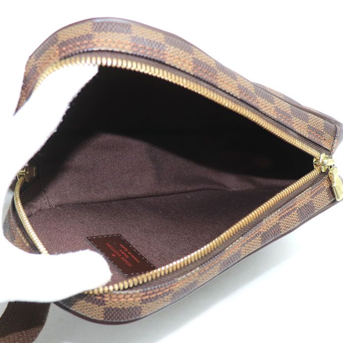 Louis Vuitton Pochette Gange Body Bag Damier Brown N51870 Ca0057 Men's Preowned