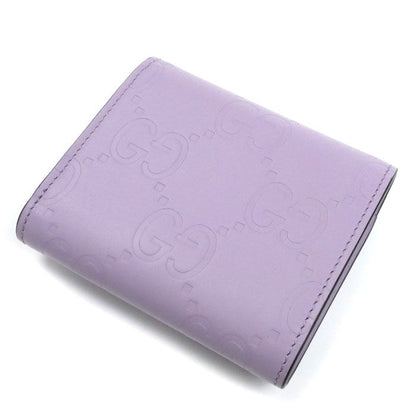Gucci GG Medium Wallet Trifold Wallet Lilac 772793 Aac1q 5236 Ladies Preowned
