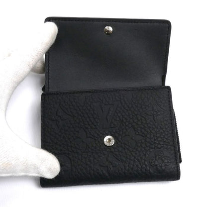 Louis Vuitton Portefeuille Pilot Trifold Wallet Black M82556 IC Men's Preowned