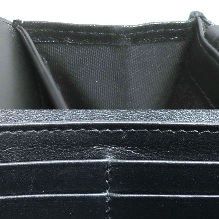 Chanel Matelasse Mademoiselle Long Wallet Black A80971 Ladies Preowned