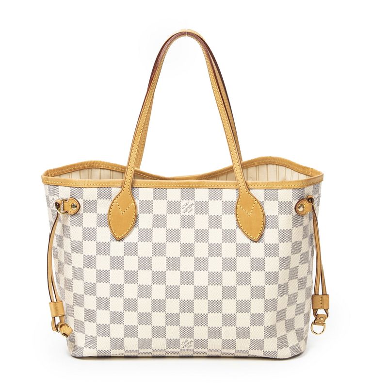 Louis Vuitton Neverfull Ivory Damier Azure A