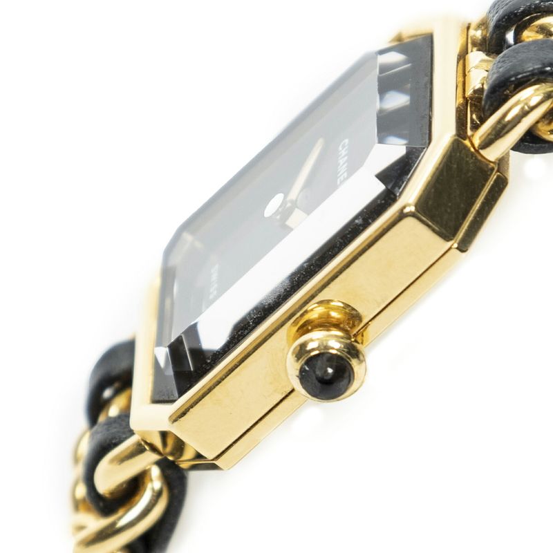 Chanel Première Black/gold Gold Plated A