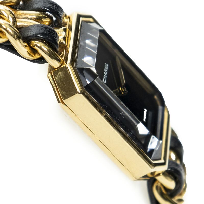 Chanel Première Black/gold Gold Plated A