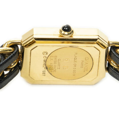 Chanel Première Black/gold Gold Plated A