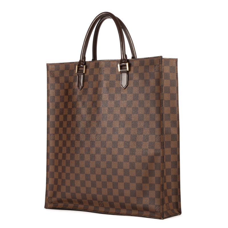 Louis Vuittonsac Platte Brown Damier Ebène A