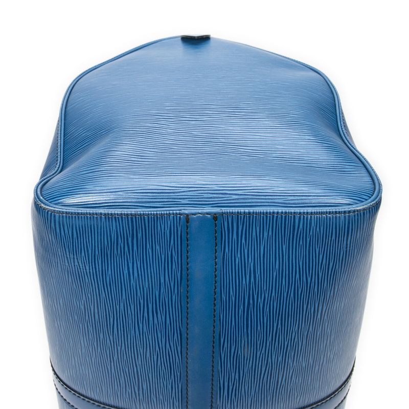 Louis Vuittonkeepall Black Stitching Blue Epi AB