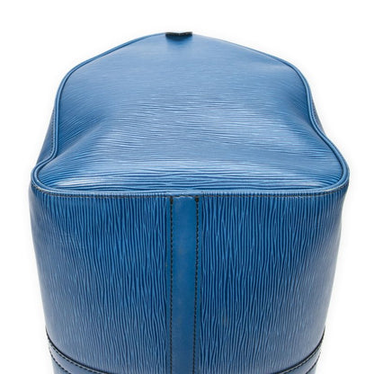 Louis Vuittonkeepall Black Stitching Blue Epi AB