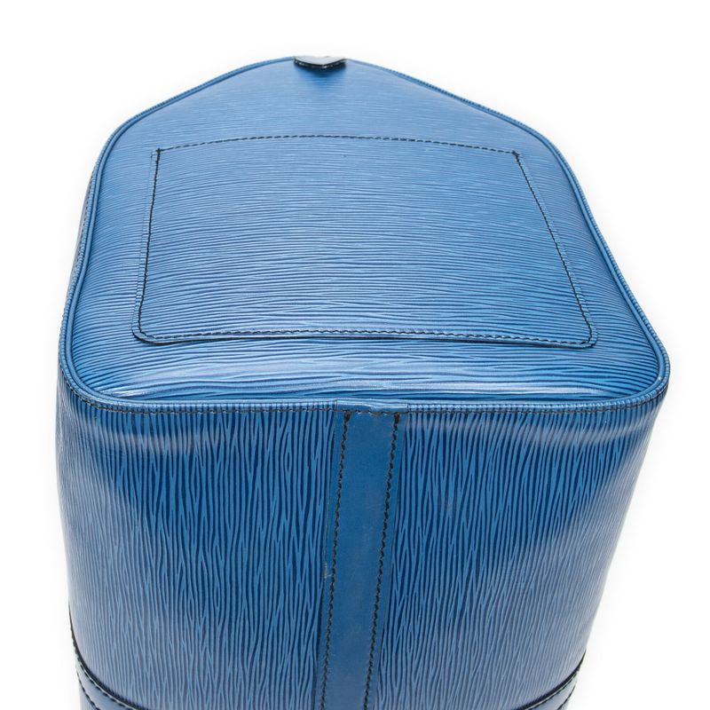 Louis Vuittonkeepall Black Stitching Blue Epi AB