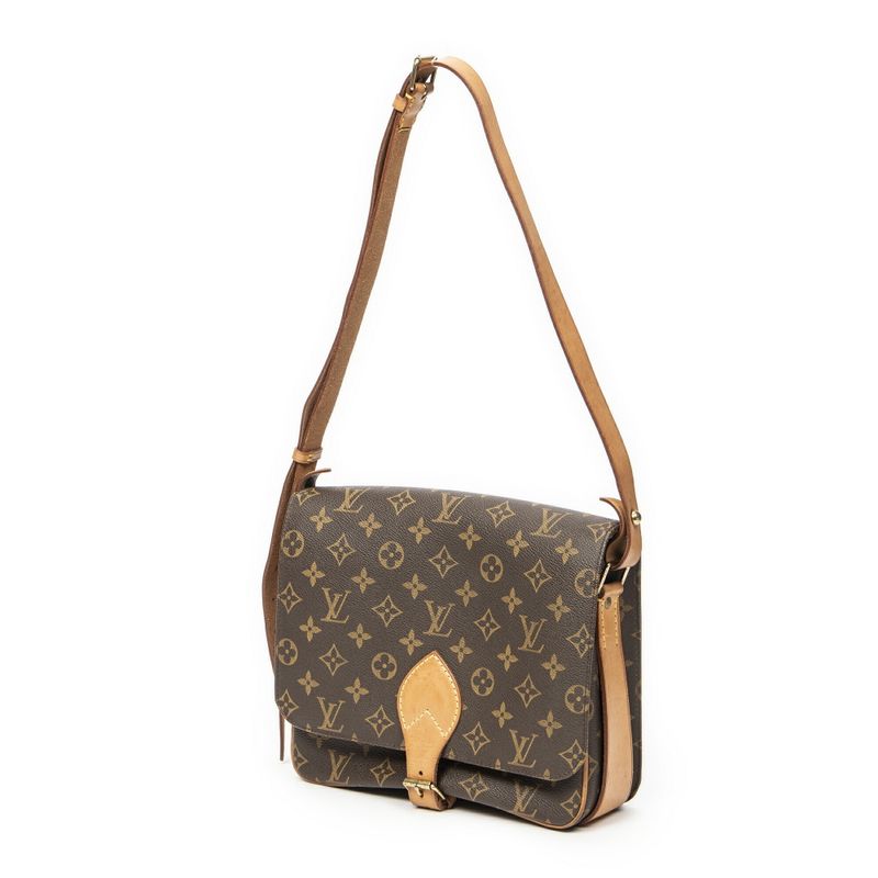 Louis Vuitton Cartier Brown Monogram Canvas AB