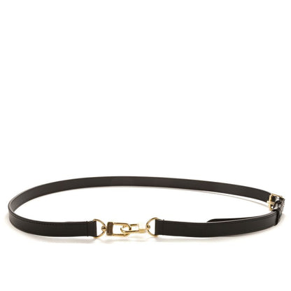 Louis Vuittonleather Strap Black Calfskin Leather N