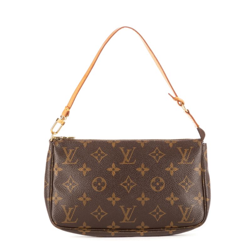Louis Vuitton Accessory Pouch Brown Monogram AB