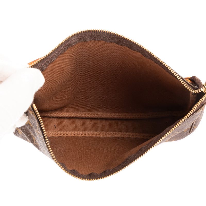 Louis Vuitton Accessory Pouch Brown Monogram AB