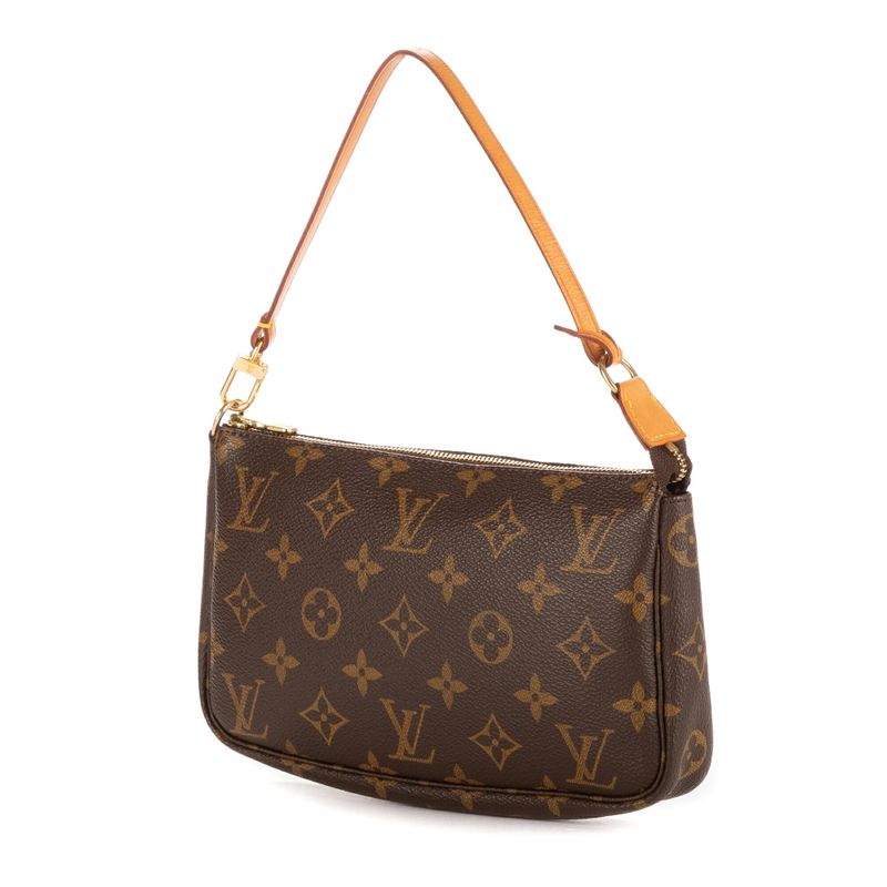 Louis Vuitton Accessory Pouch Brown Monogram AB