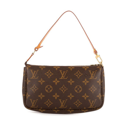 Louis Vuitton Accessory Pouch Brown Monogram AB