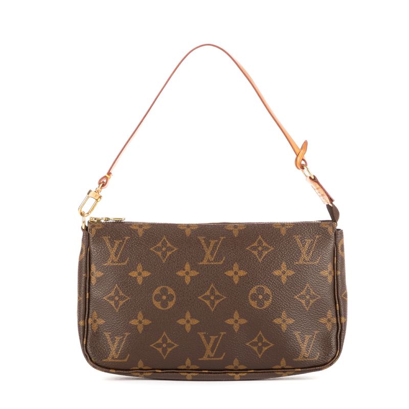 Louis Vuitton Accessory Pouch Brown Monogram Canvas A