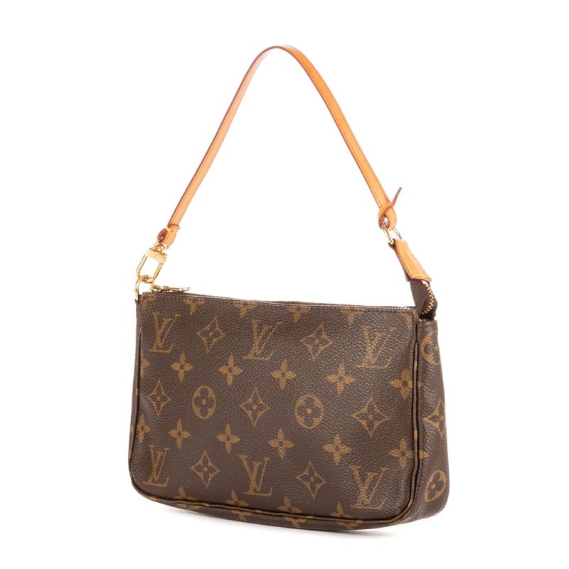 Louis Vuitton Accessory Pouch Brown Monogram Canvas A