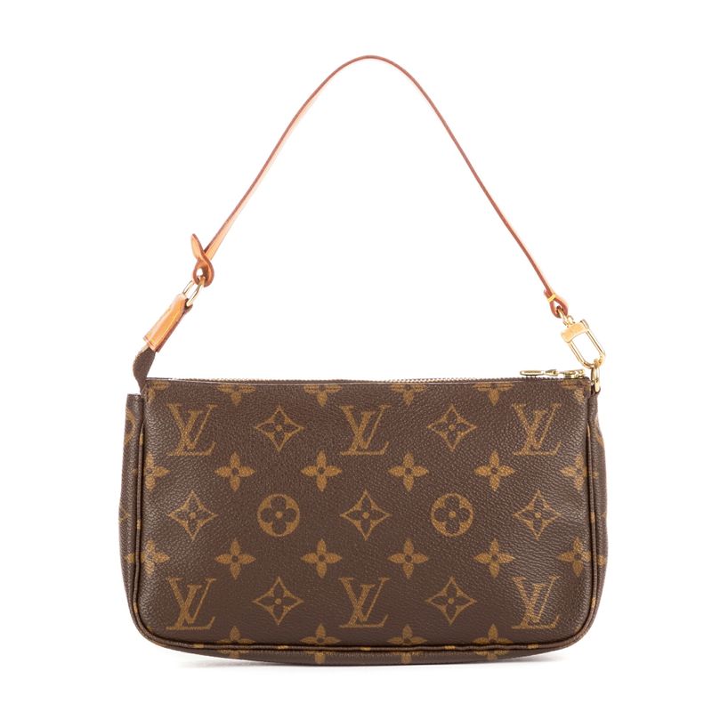 Louis Vuitton Accessory Pouch Brown Monogram Canvas A