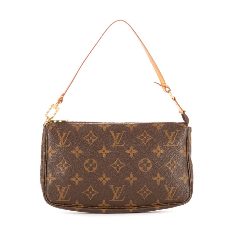 Louis Vuitton Accessory Pouch Brown Monogram Canvas A