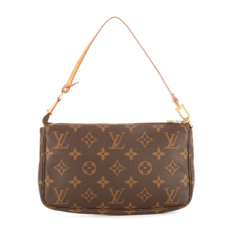 Louis Vuitton Accessory Pouch Brown Monogram Canvas A